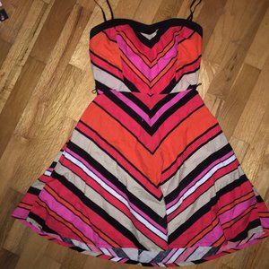 Retro Pinup chevron Dress